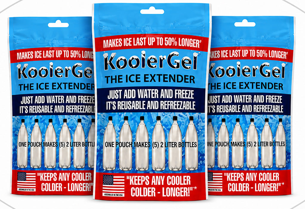 KoolerGel "Ice Extender - 3 Pack Special