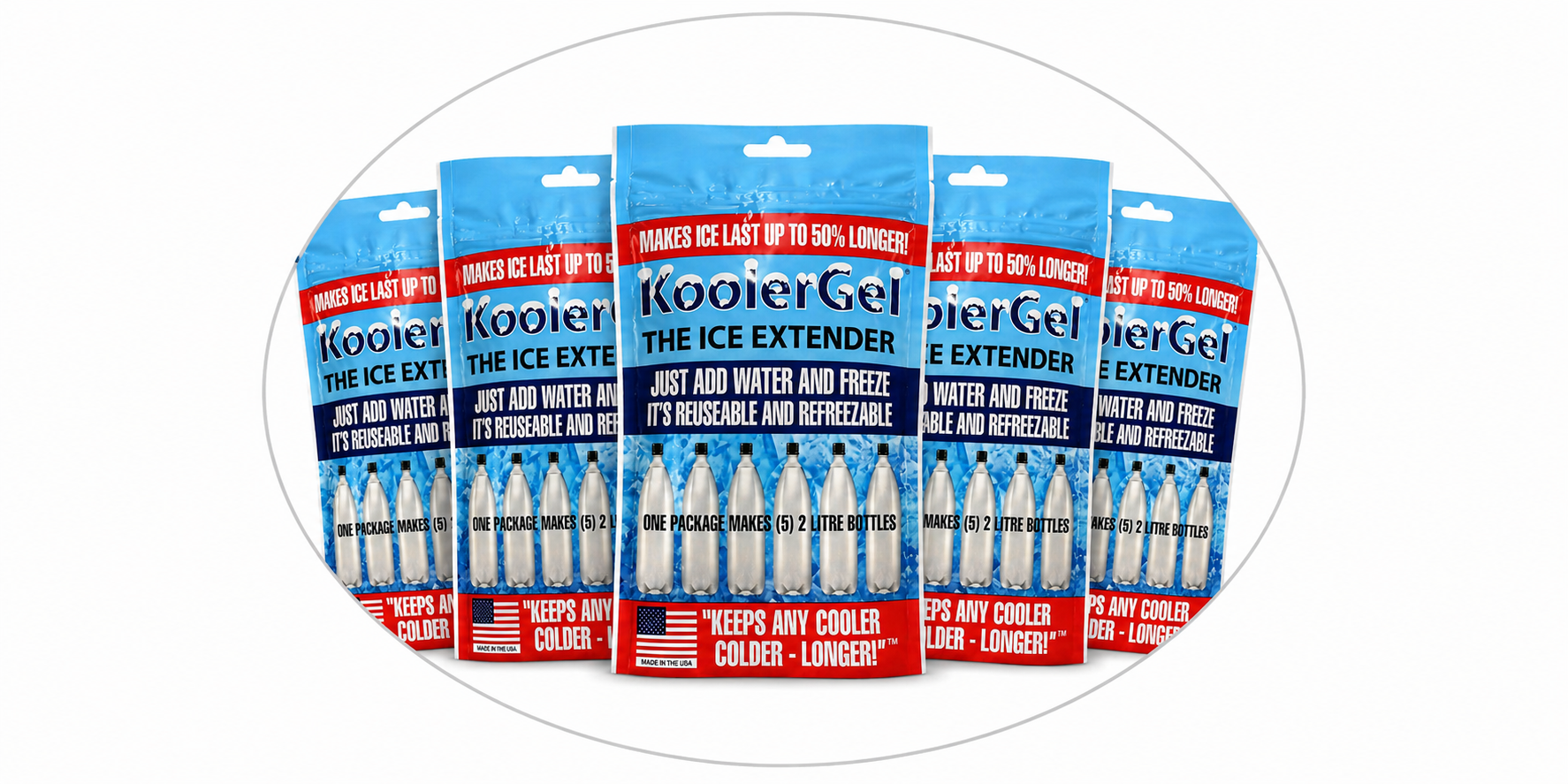 5 PACK SPECIAL - KoolerGel "Ice Extender
